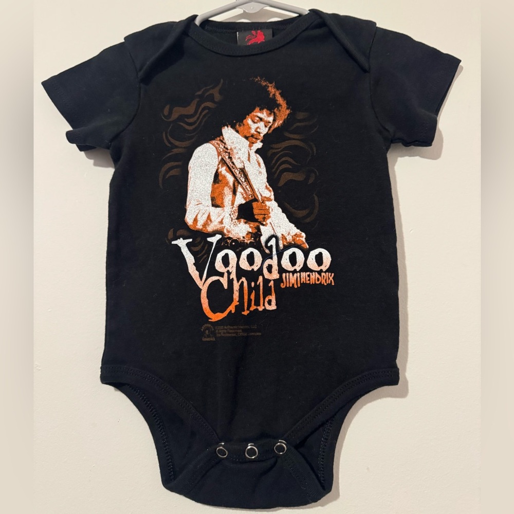 Zion Rootswear Infant Unisex Jimmi Hendrix Voodoo Child Graphic Onsie